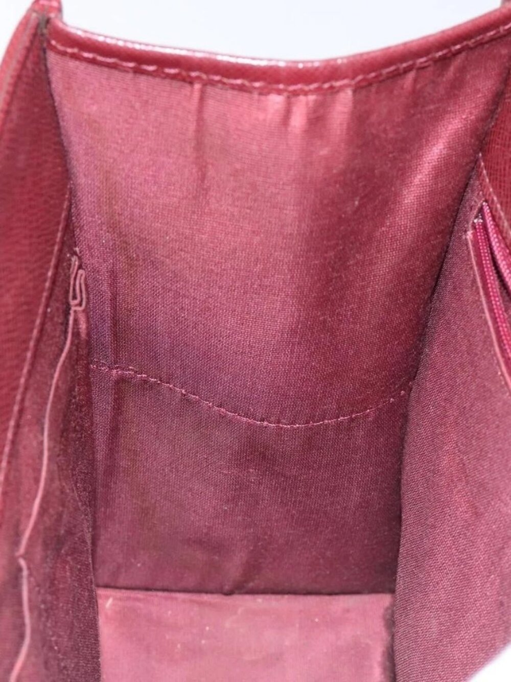 BURBERRY Nova Check Hand Bag Canvas Beige Gold Auth 126305 - Picture 14 of 16